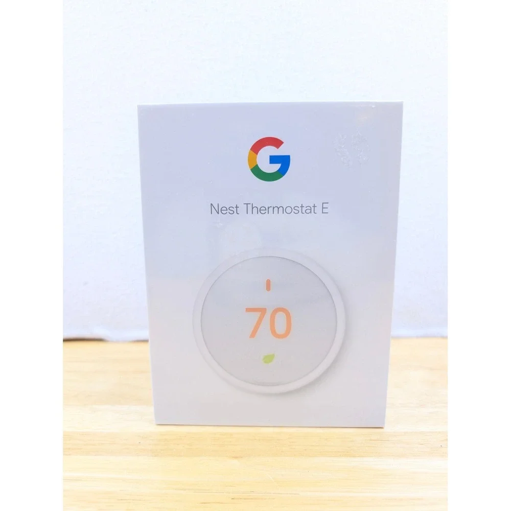 Google Nest Thermostat E Smart Wi-Fi Programmable White T4000ES New Sealed